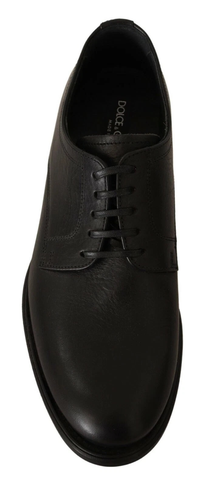 Black Lace Up Leather Men Formal Derby Shoes - ventzia