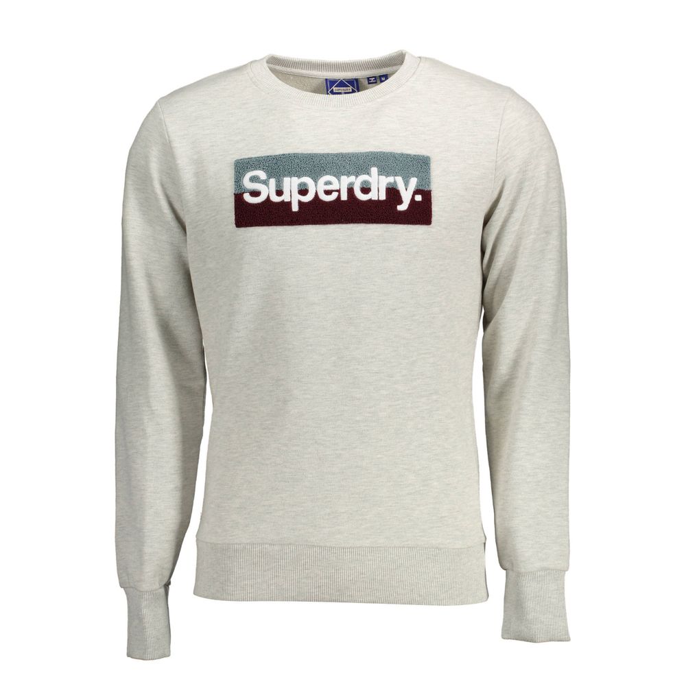 Gray Cotton Men Sweater