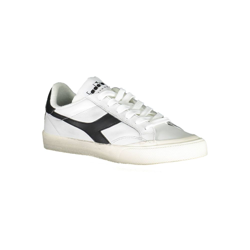White Fabric Sneaker - ventzia