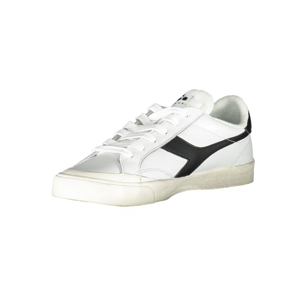 White Fabric Sneaker - ventzia