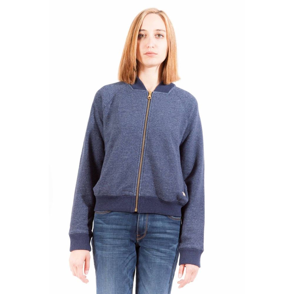 Blue Cotton Sweater - ventzia