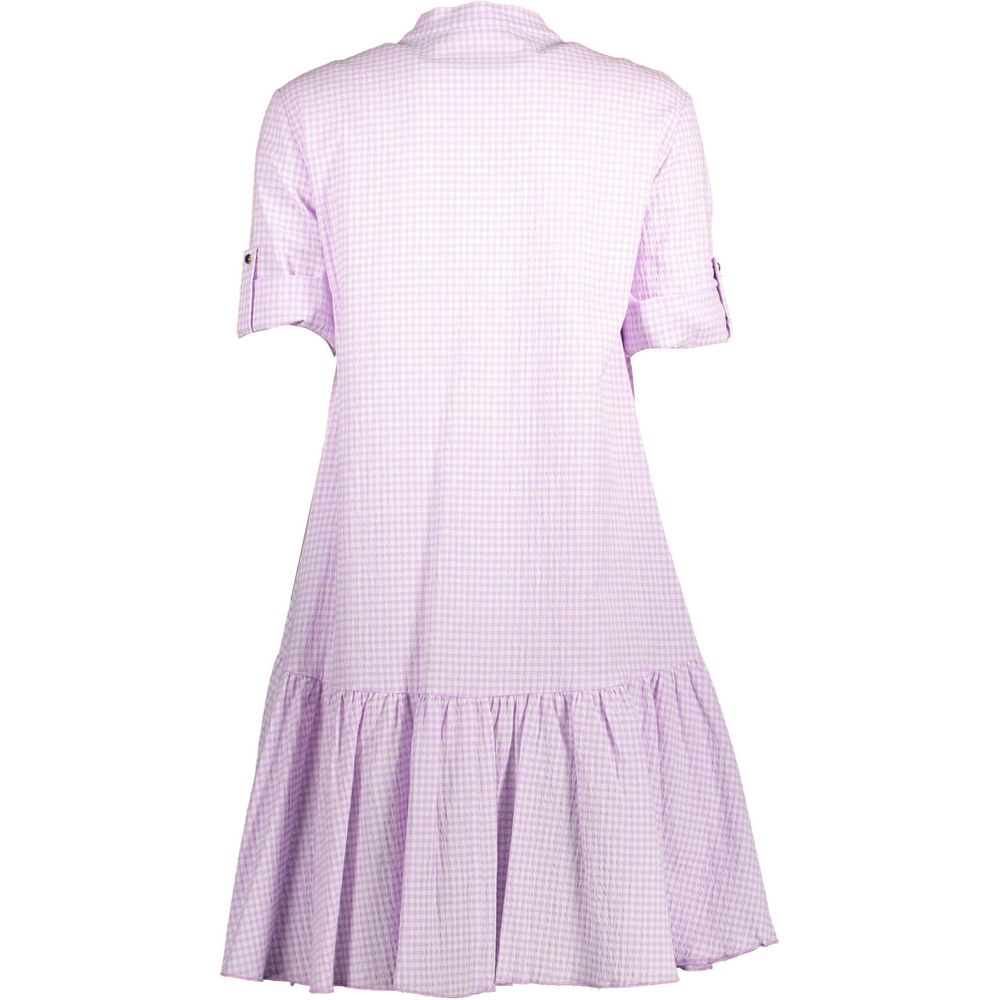 Pink Cotton Dress - ventzia