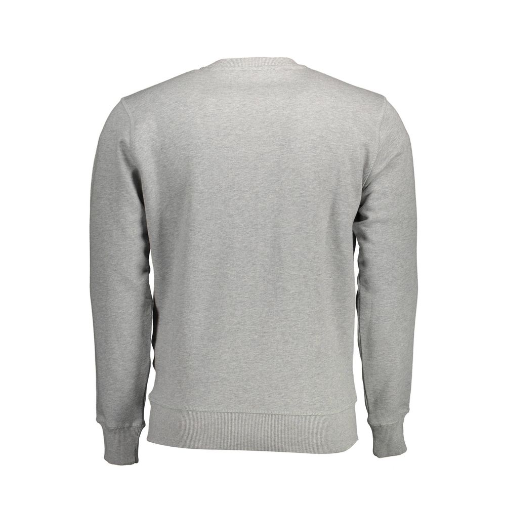 Gray Cotton Men Sweater - ventzia