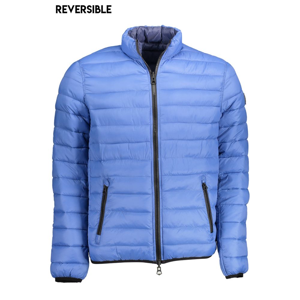 Blue Nylon Jacket - ventzia