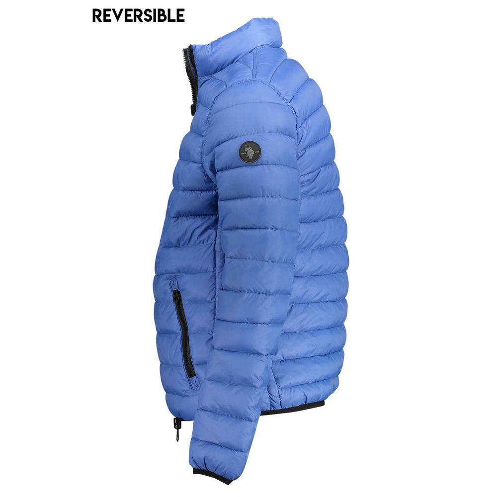 Blue Nylon Jacket - ventzia