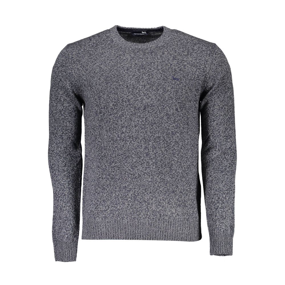 Blue Wool Sweater - ventzia