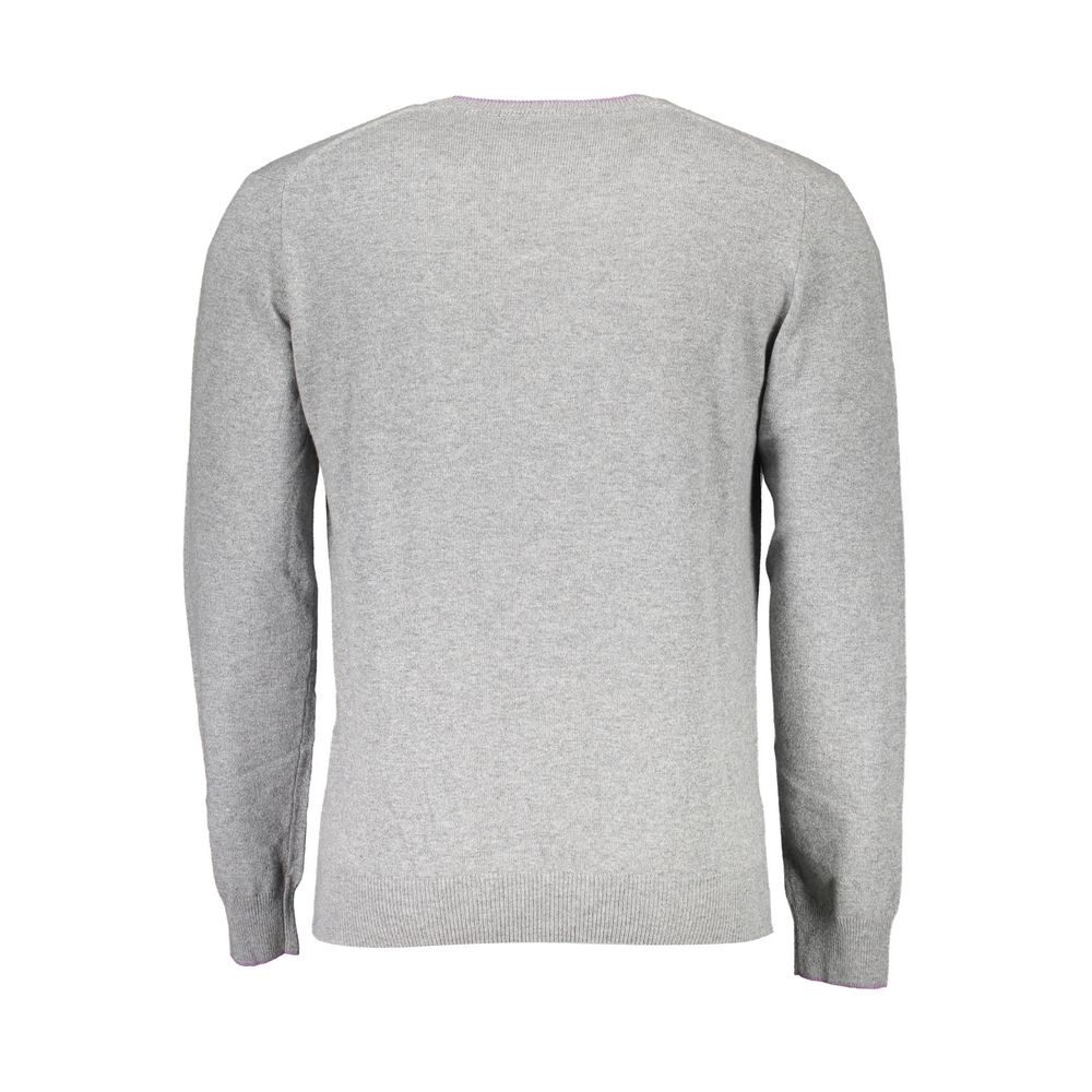 Gray Wool Sweater - ventzia