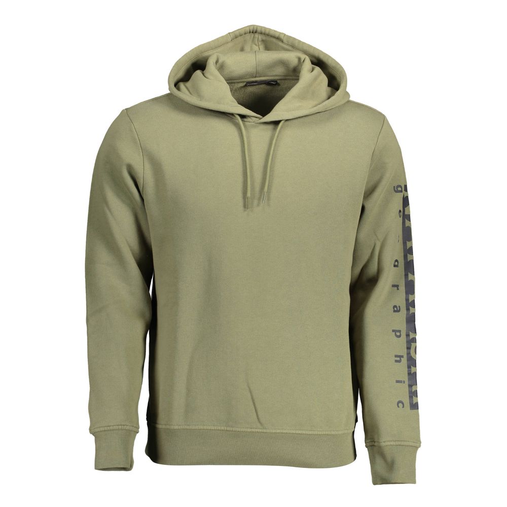 Green Cotton Sweater - ventzia