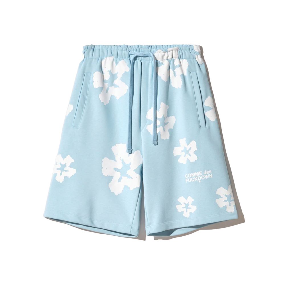 Blue Cotton Short - ventzia