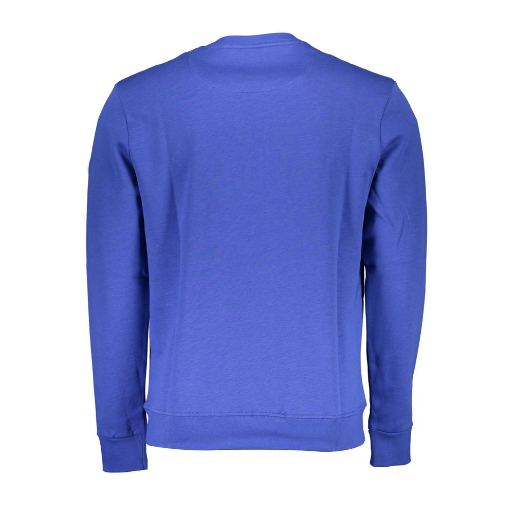 Blue Cotton Sweater - ventzia