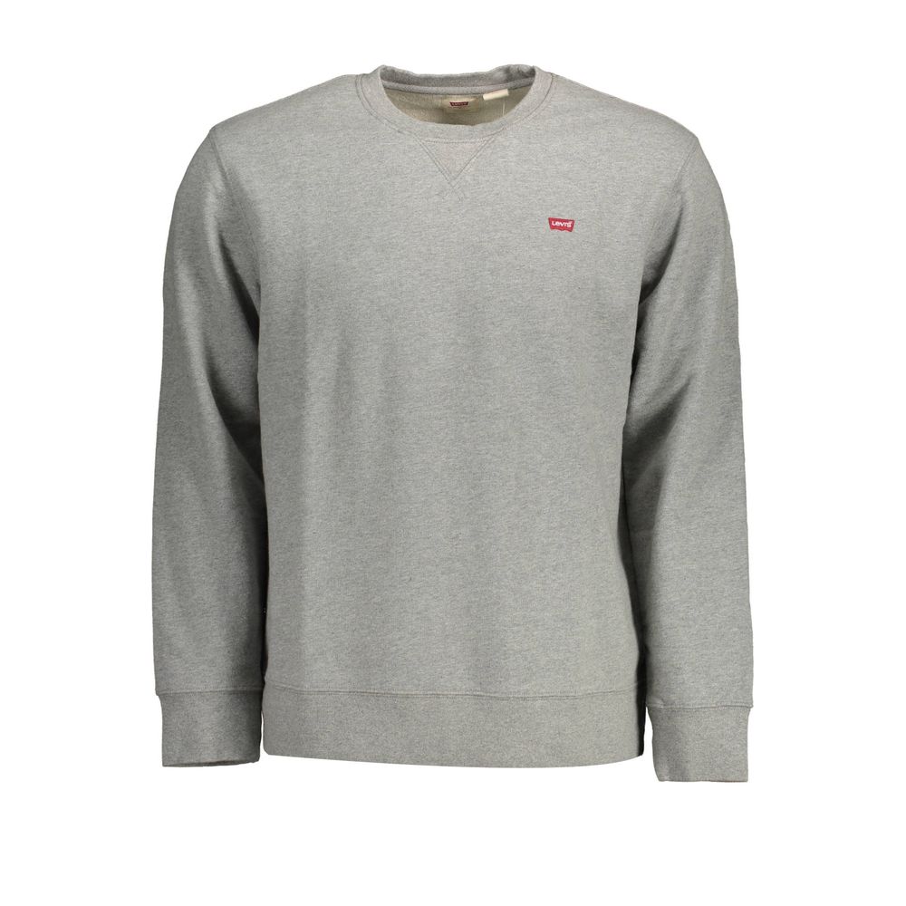 Gray Cotton Sweater - ventzia