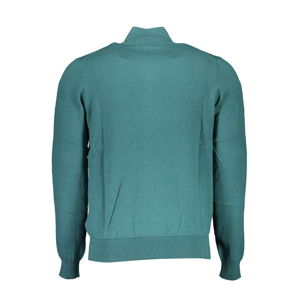 Green Cotton Sweater - ventzia