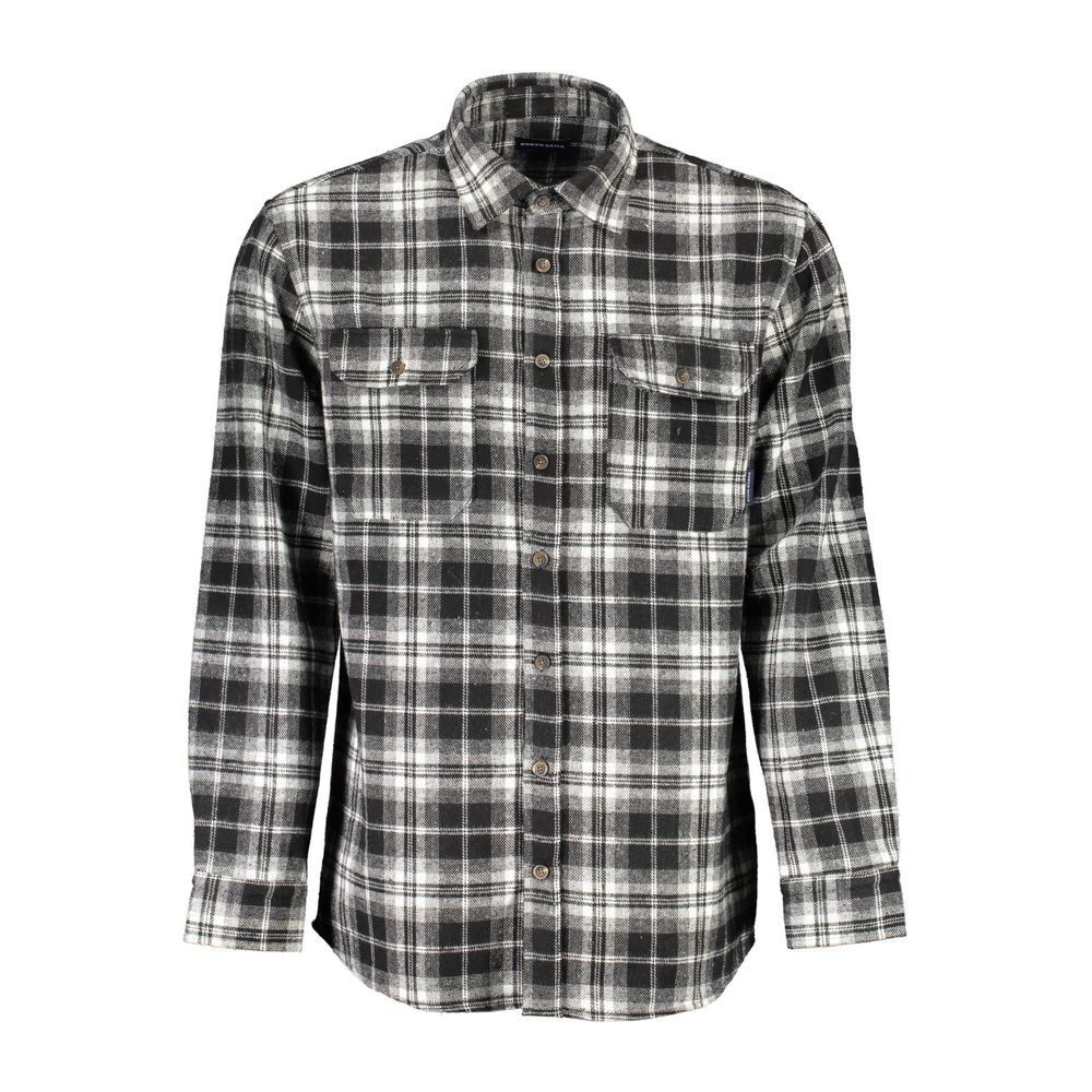 Black Cotton Shirt - ventzia