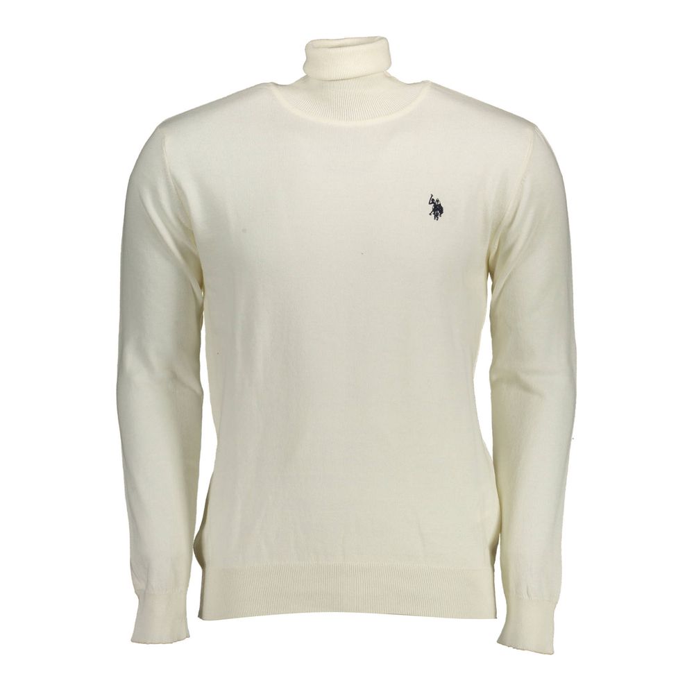 White Cotton Sweater - ventzia