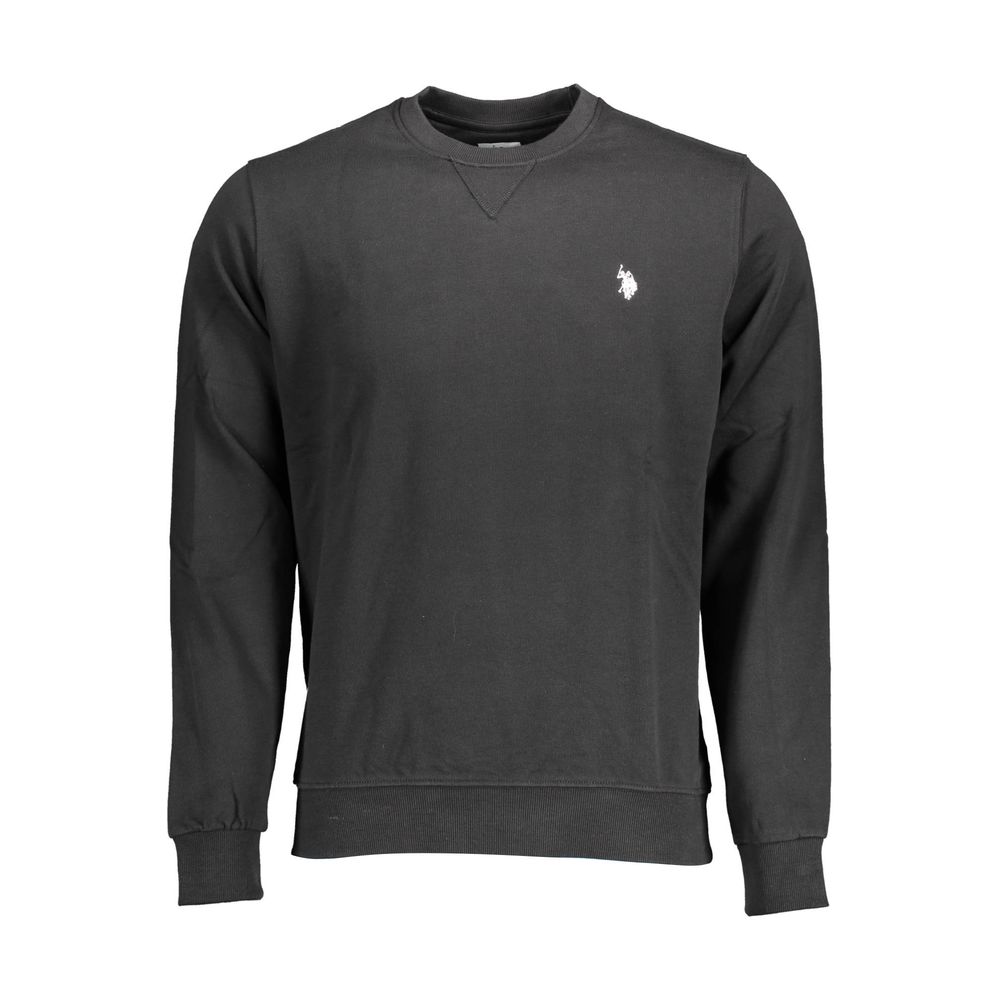 Black Cotton Sweater - ventzia