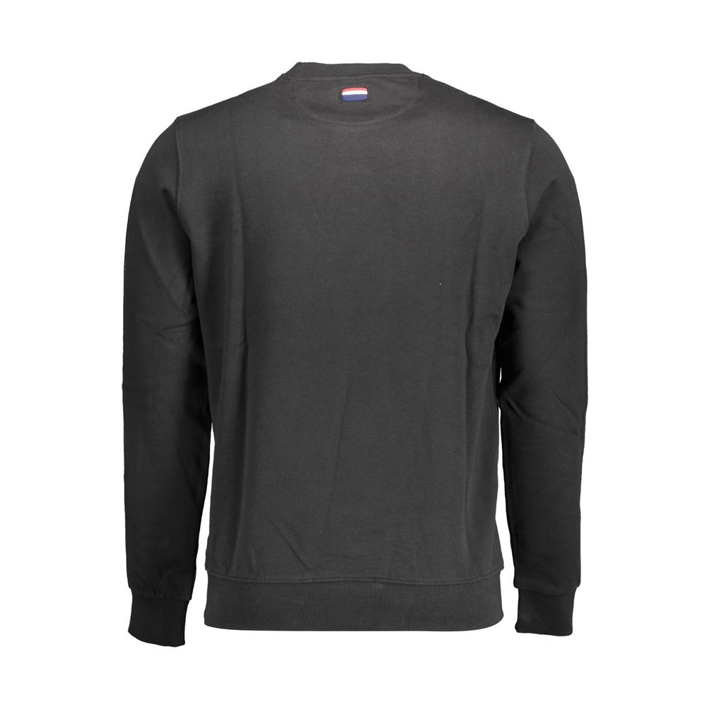 Black Cotton Sweater - ventzia