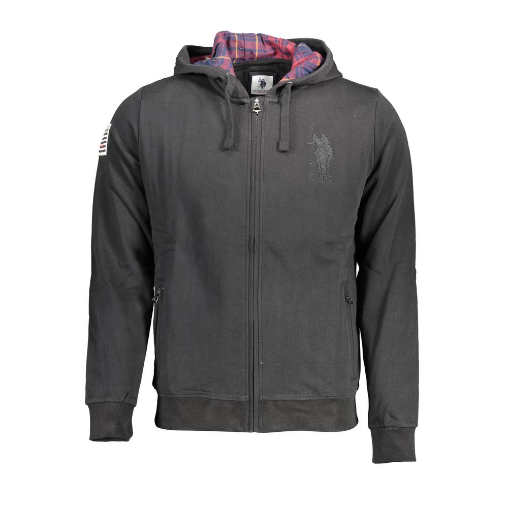 Black Cotton Sweater - ventzia