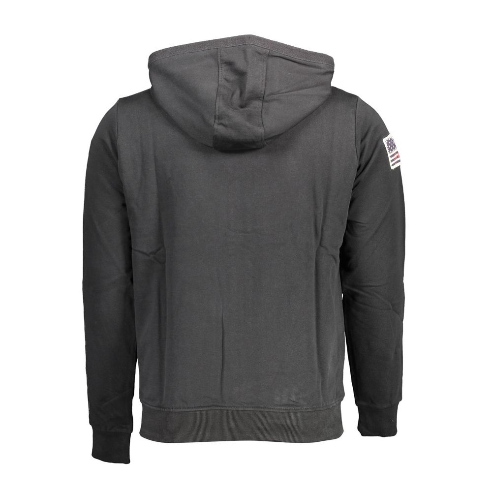 Black Cotton Sweater - ventzia