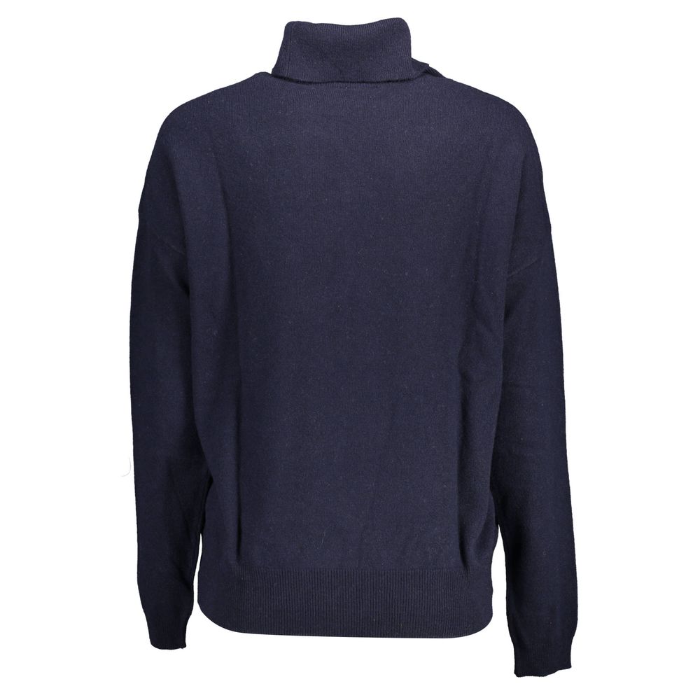 Blue Wool Sweater - ventzia