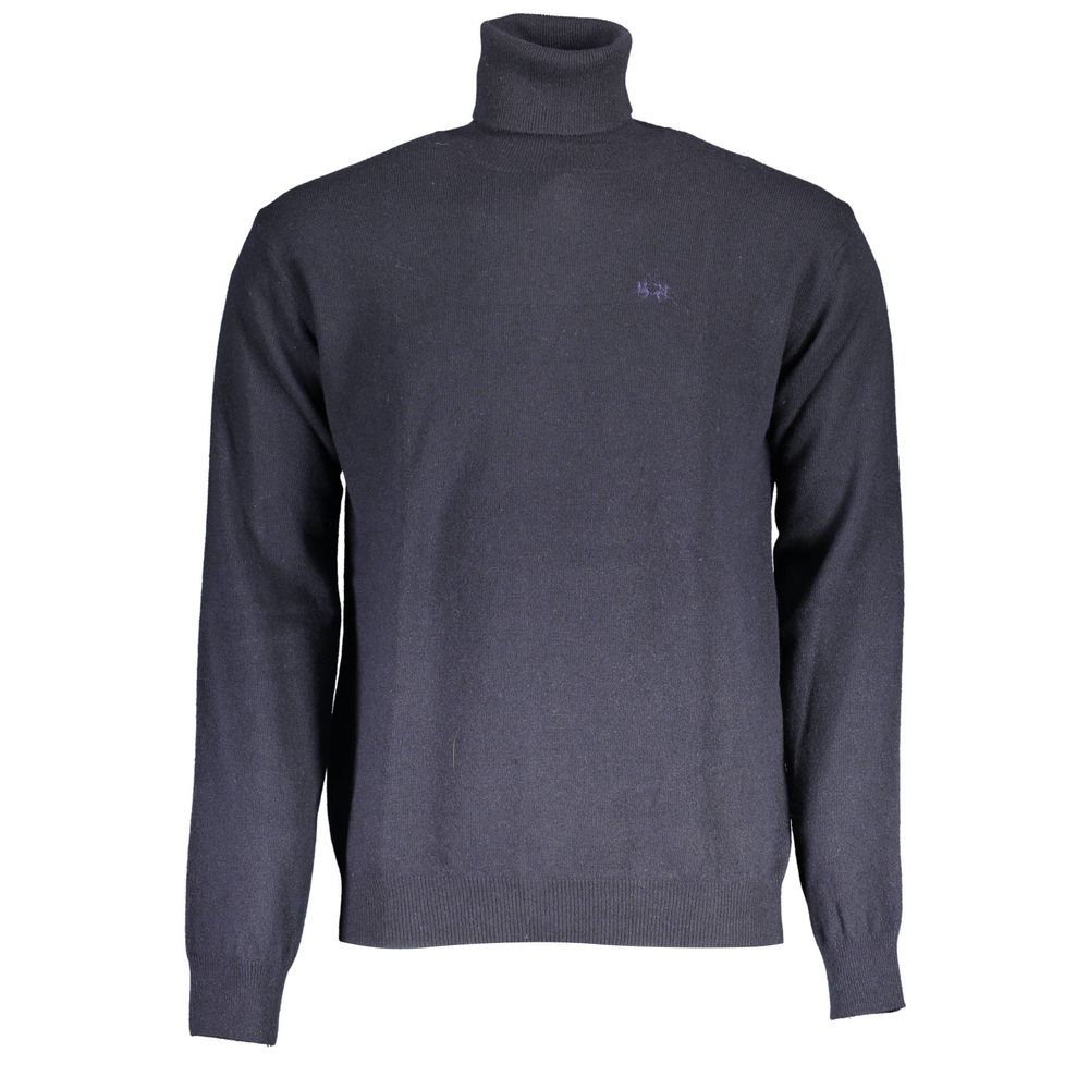 Blue Wool Sweater - ventzia