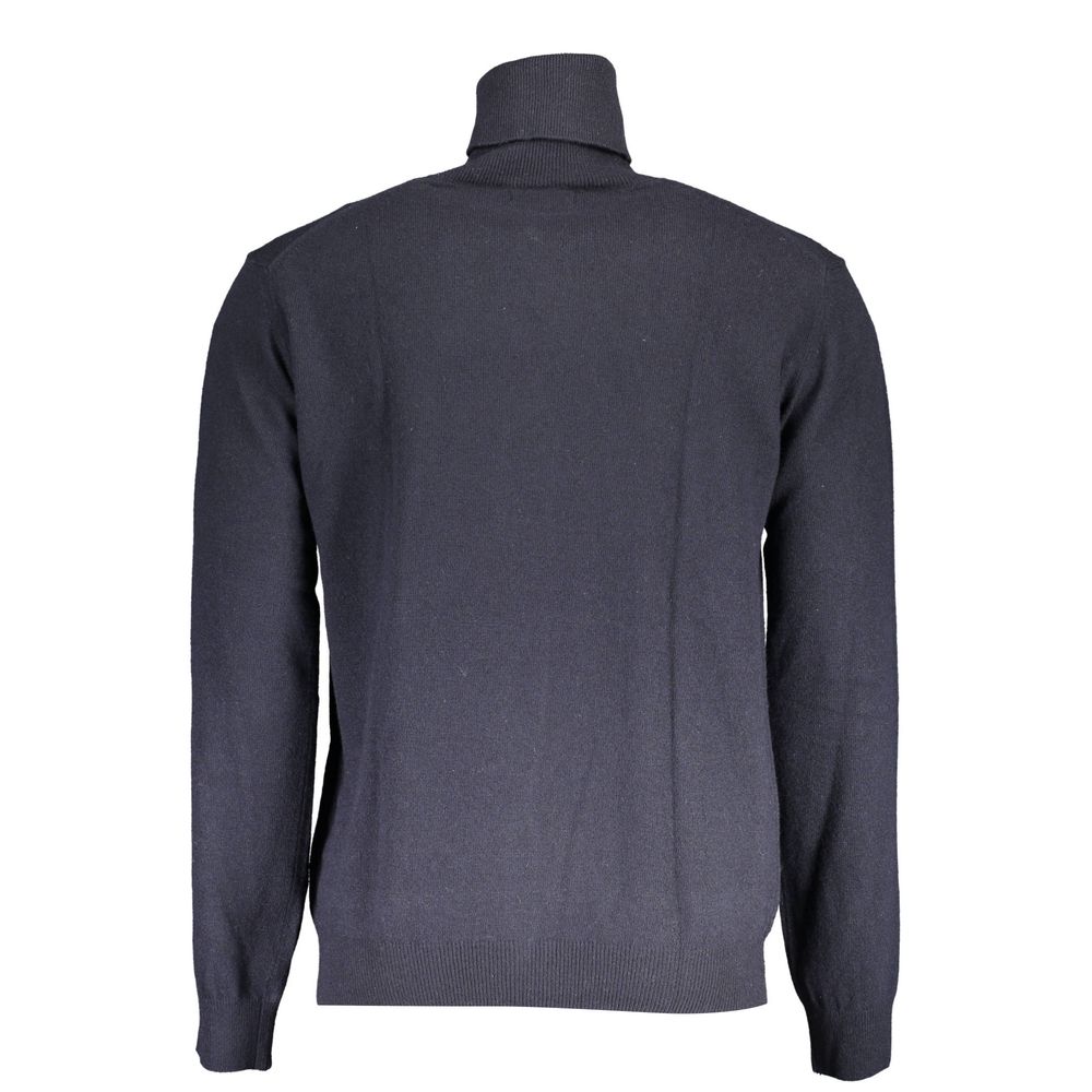 Blue Wool Sweater - ventzia
