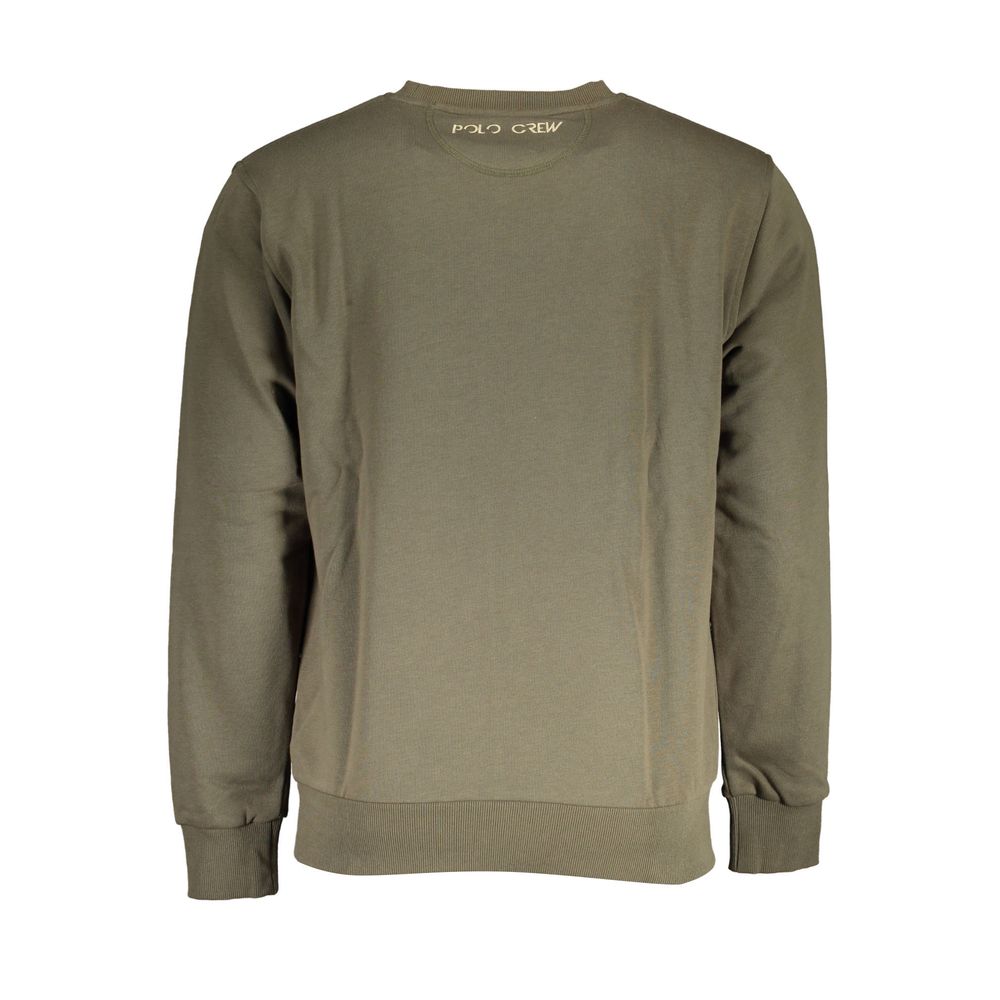 Green Cotton Sweater - ventzia