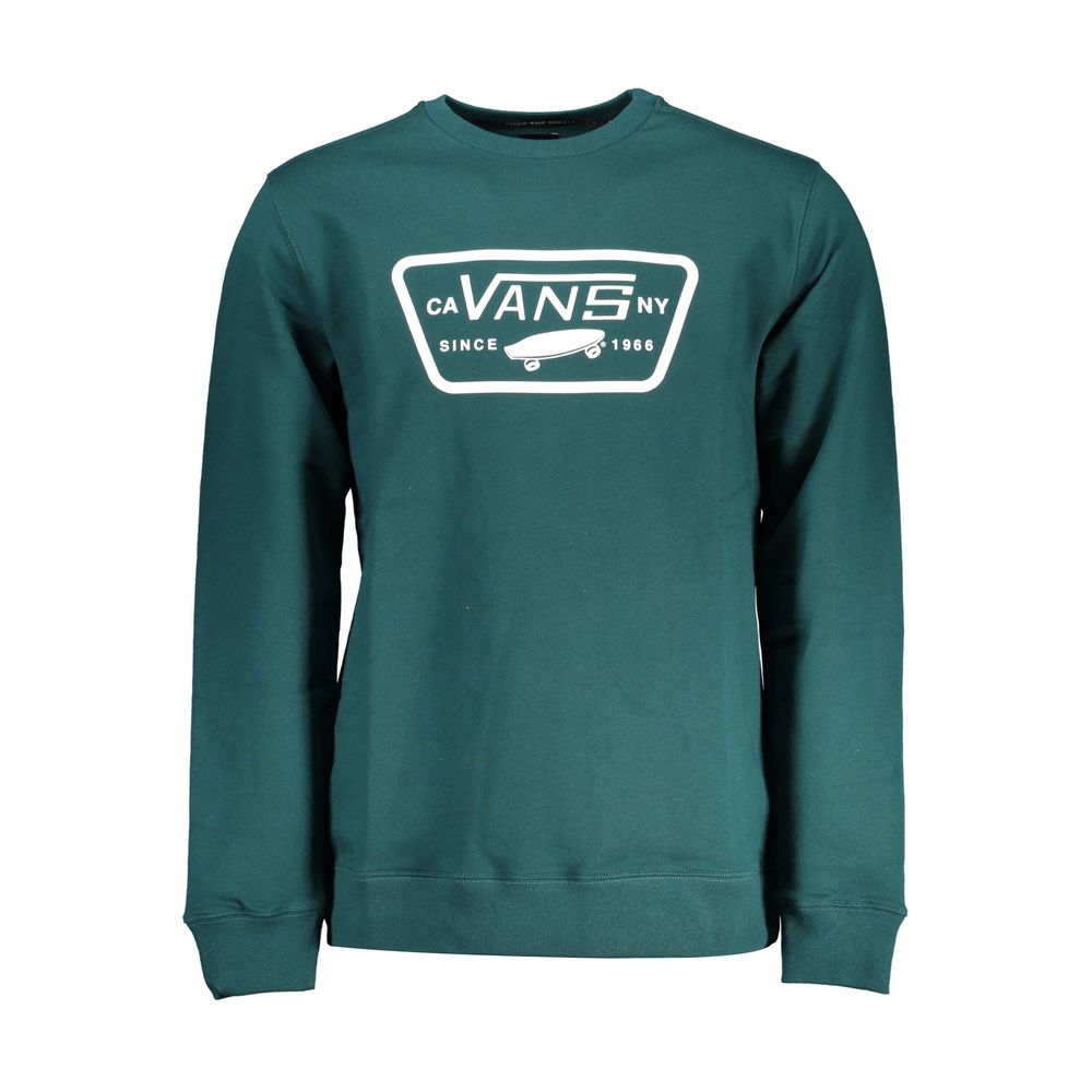 Green Cotton Men Sweater - ventzia