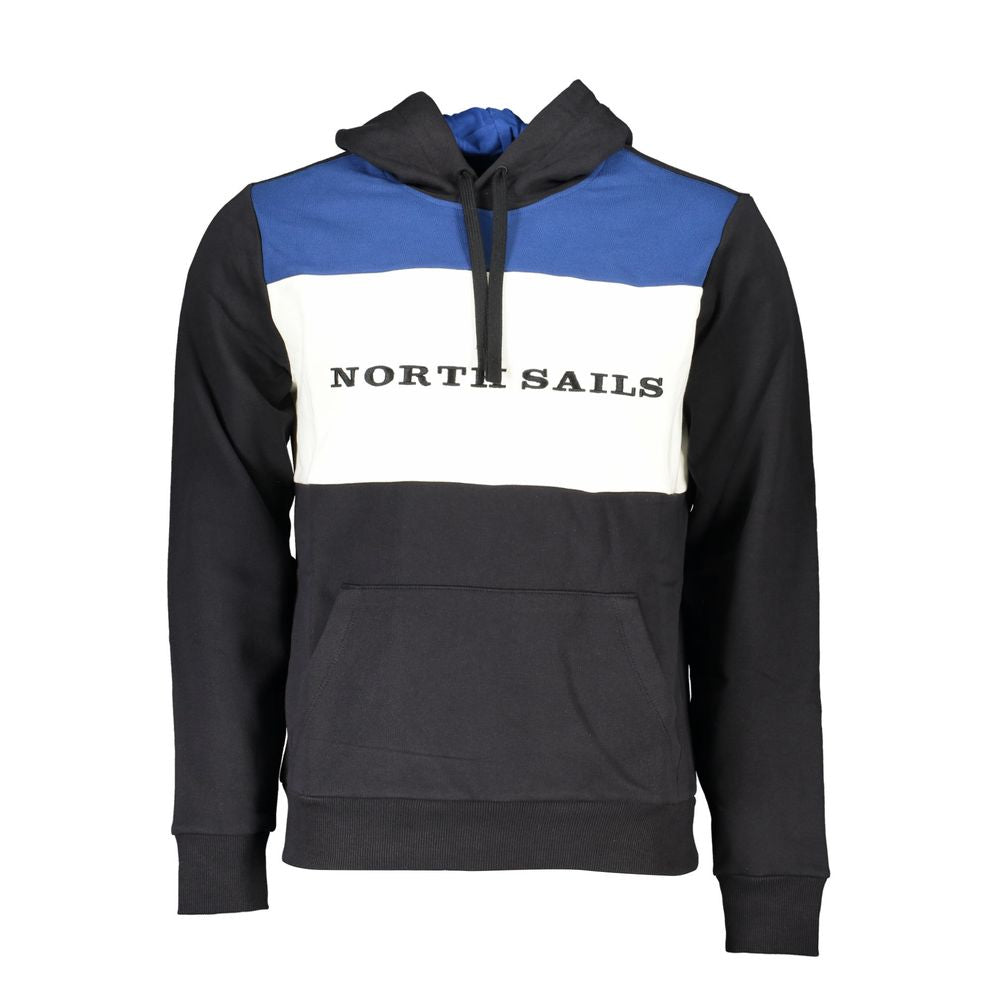 Black Cotton Men Sweater