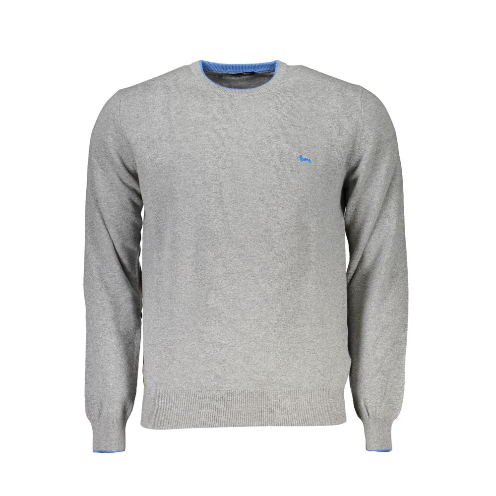 Gray Fabric Sweater - ventzia