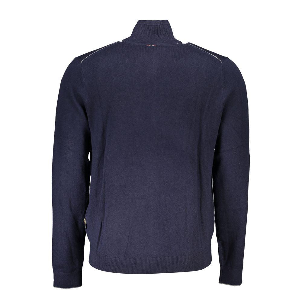 Blue Fabric Sweater - ventzia
