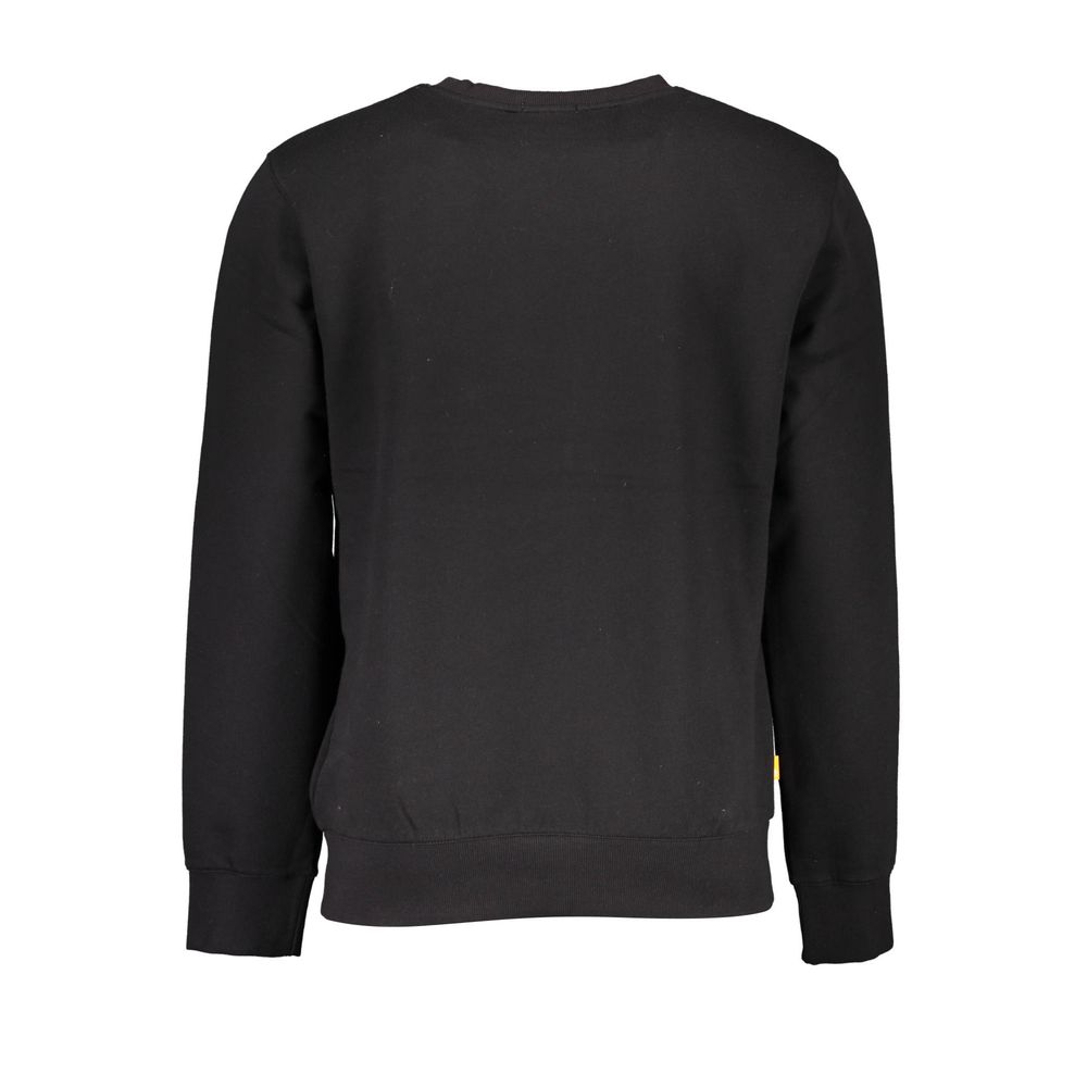 Black Cotton Men Sweater - ventzia