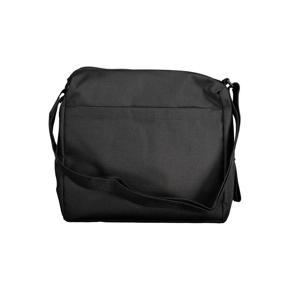 Black Polyester Handbag - ventzia