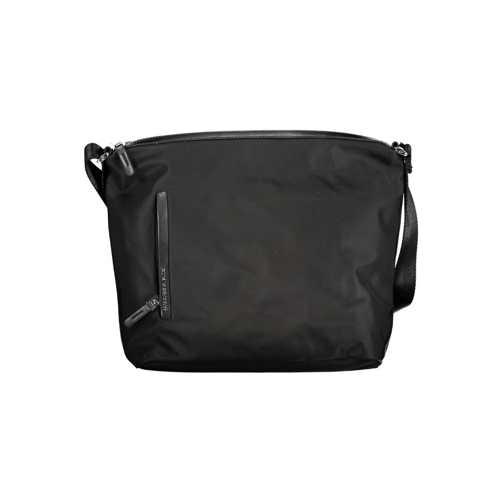 Black Nylon Handbag - ventzia