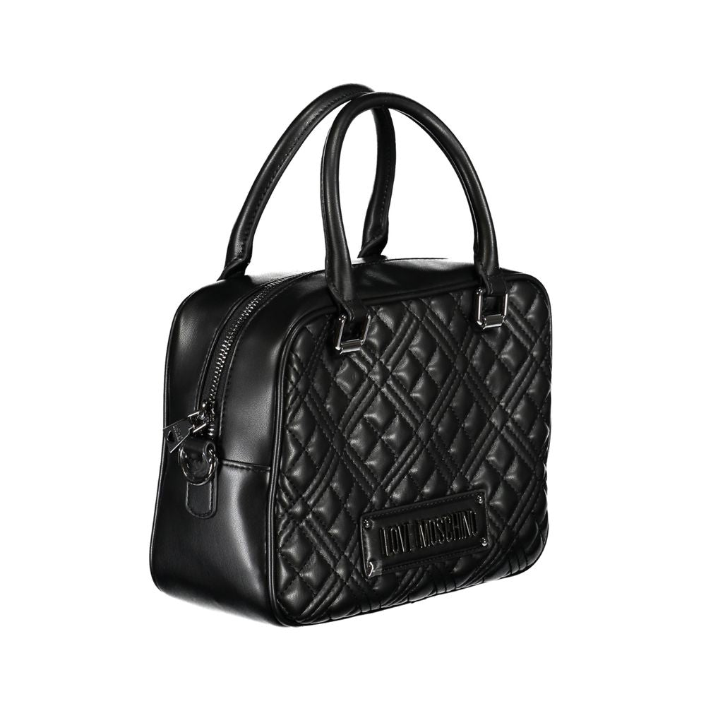 Black Polyethylene Handbag - ventzia