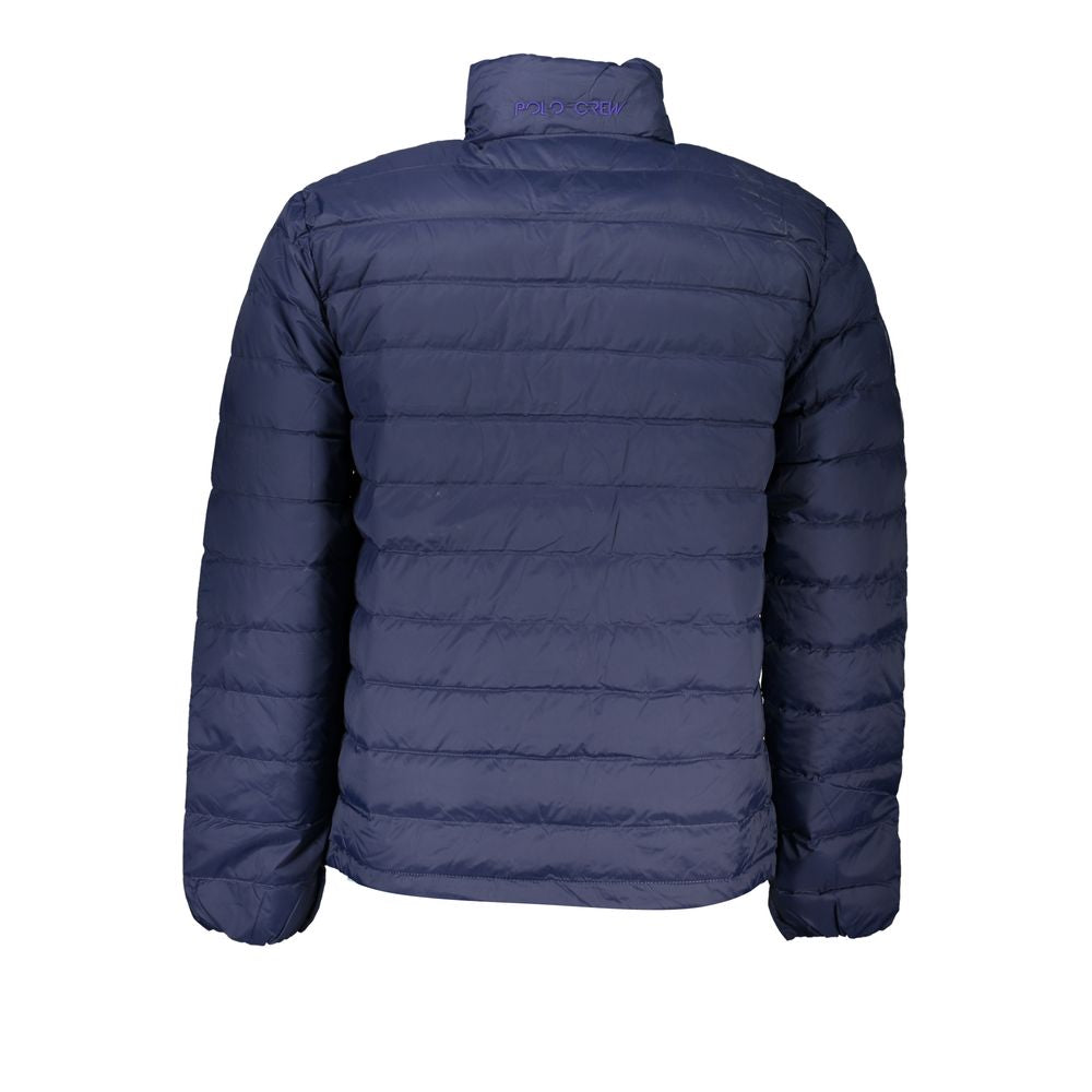 Blu Poliammide Men's Jacket - ventzia