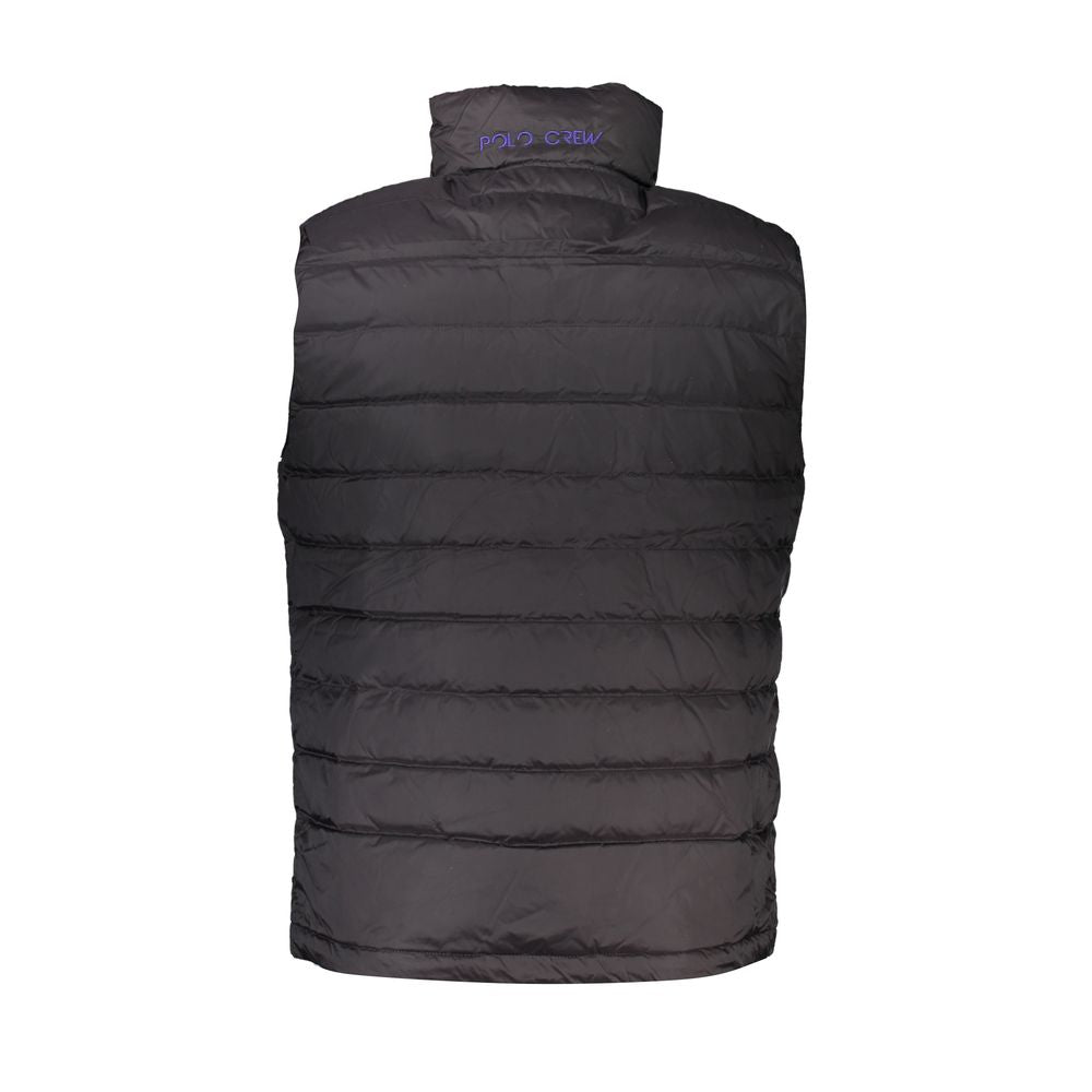 Black Polyamide Men's Jacket - ventzia