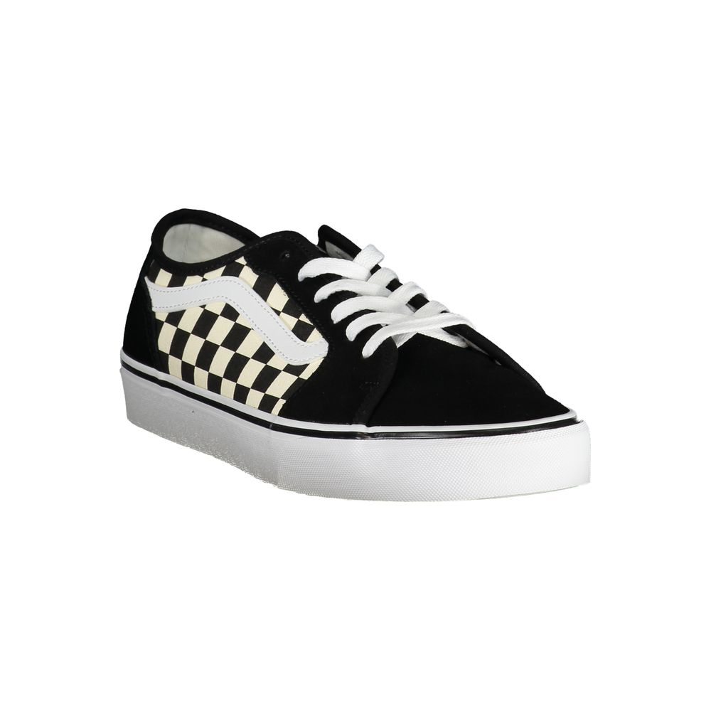 Black Polyester Sneaker - ventzia