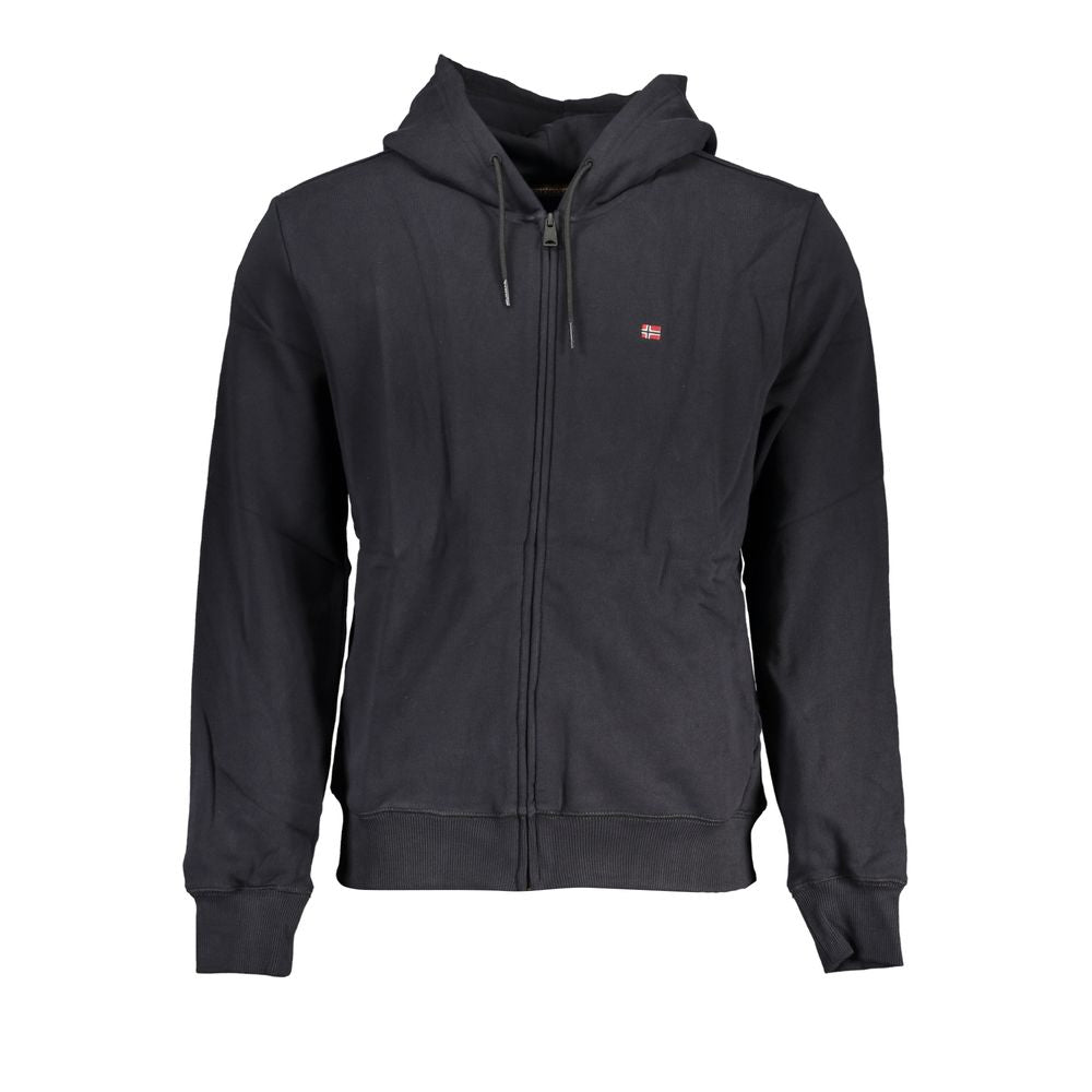 Black Cotton Sweater - ventzia