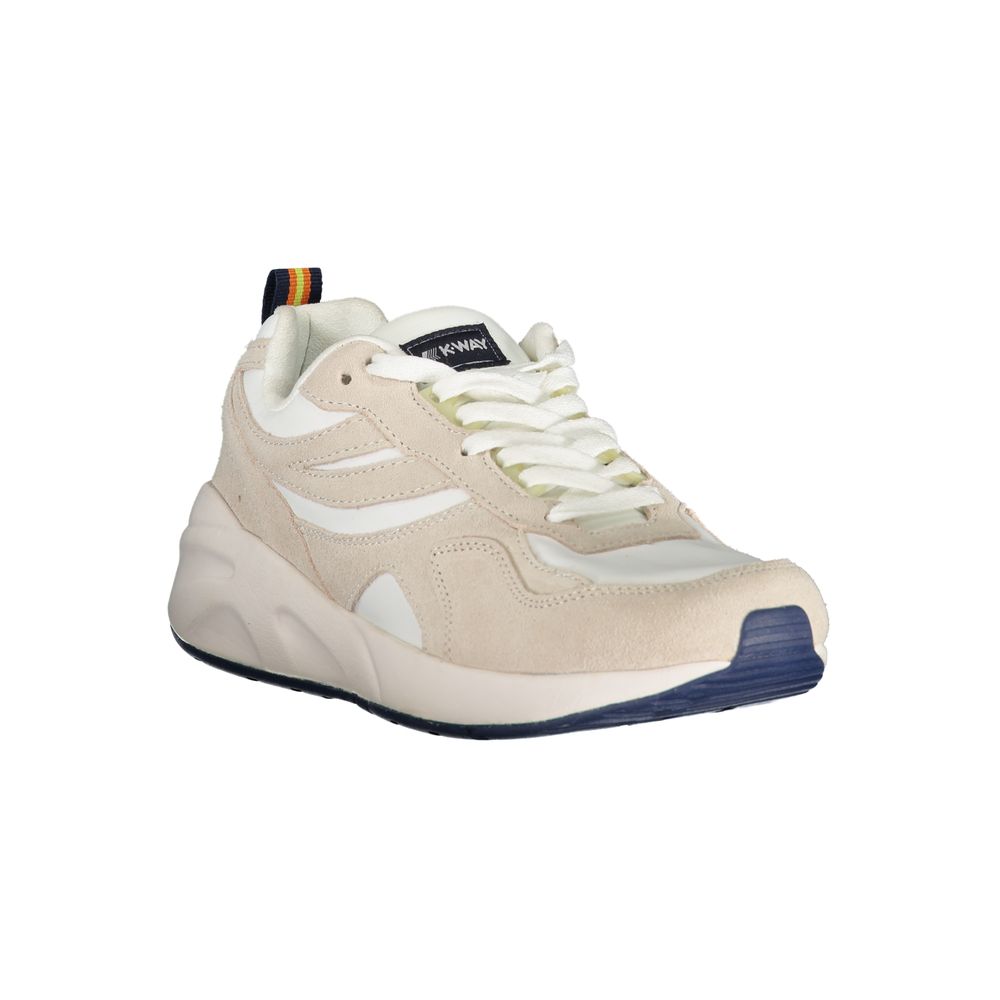 Beige Nylon Sneaker - ventzia