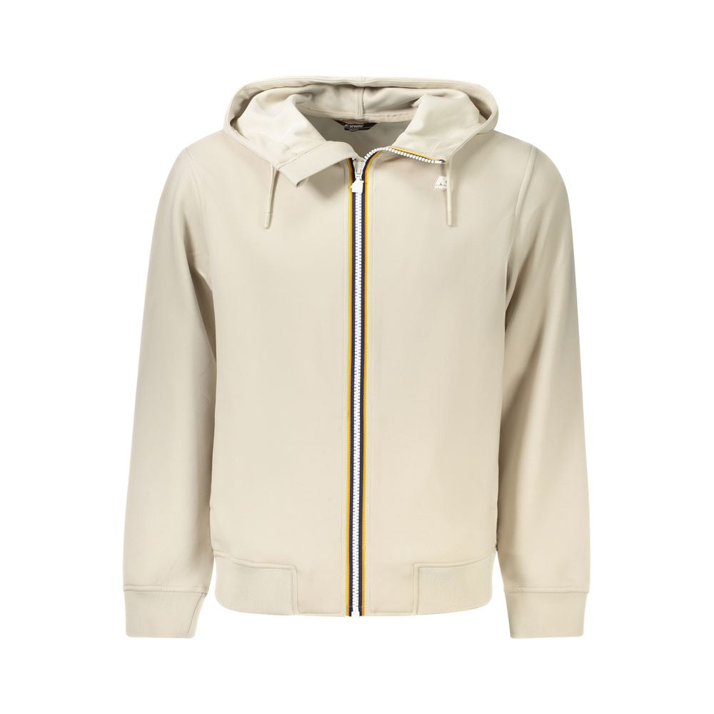 Beige Polyester Sweatshirt