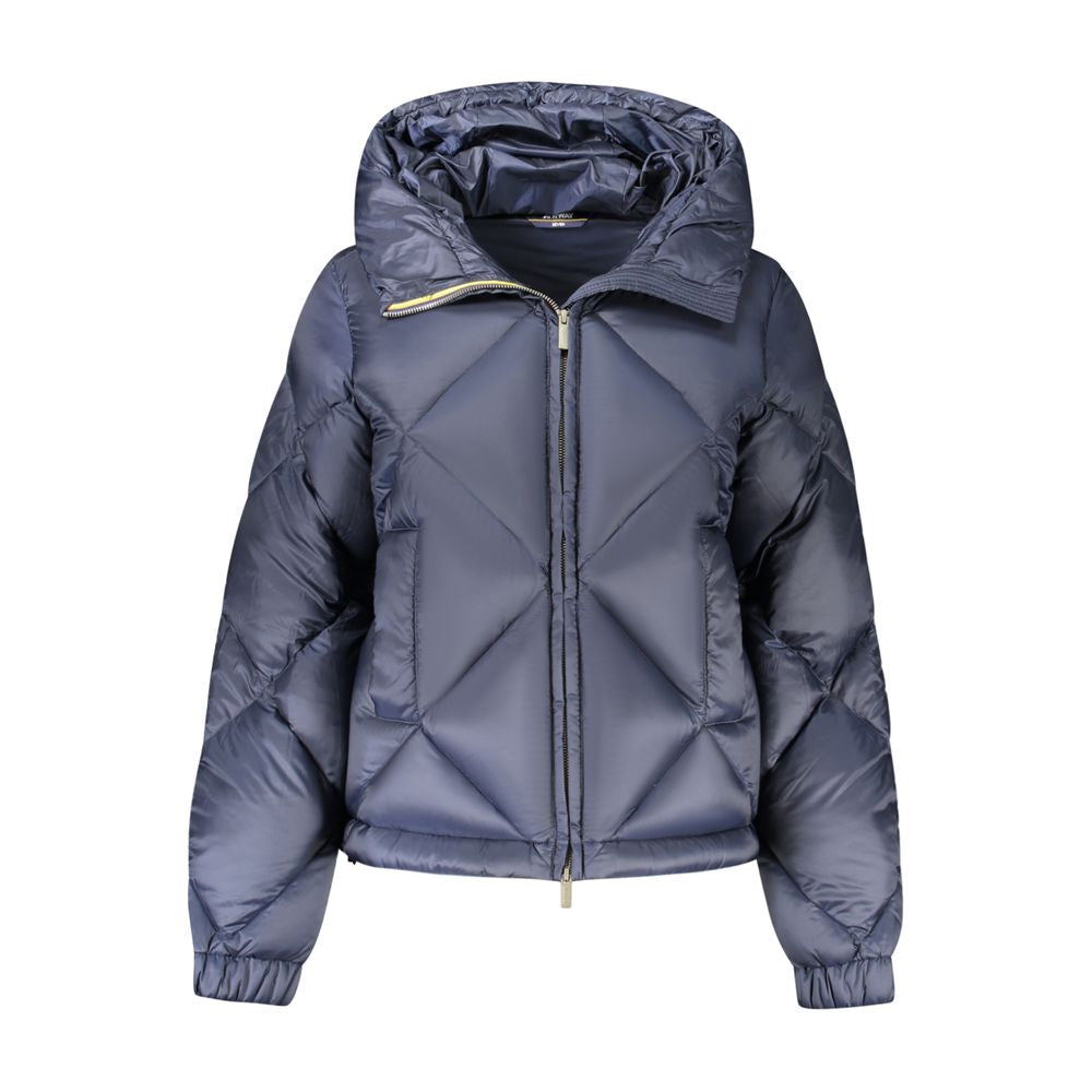 Blue Polyester Jackets & Coat - ventzia