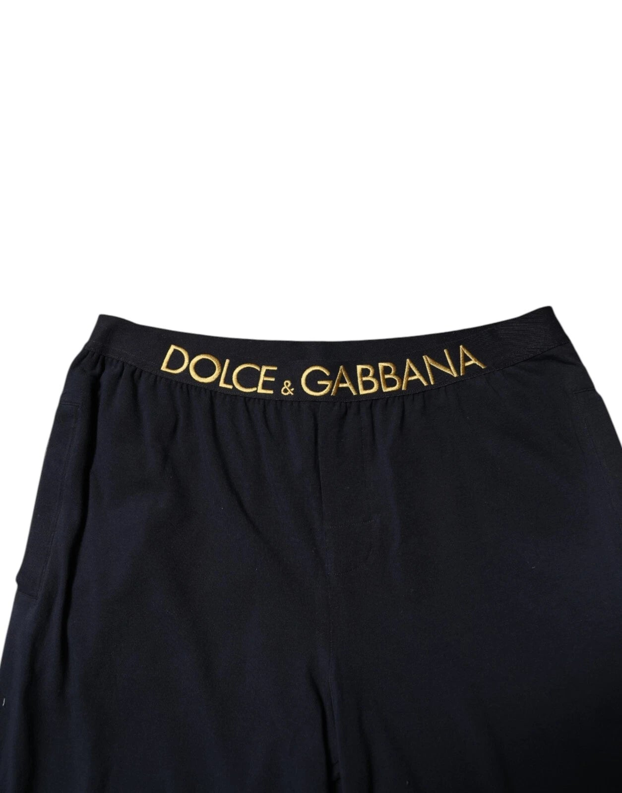 Black Modal Spandex Straight Logo Trouser Pants - ventzia