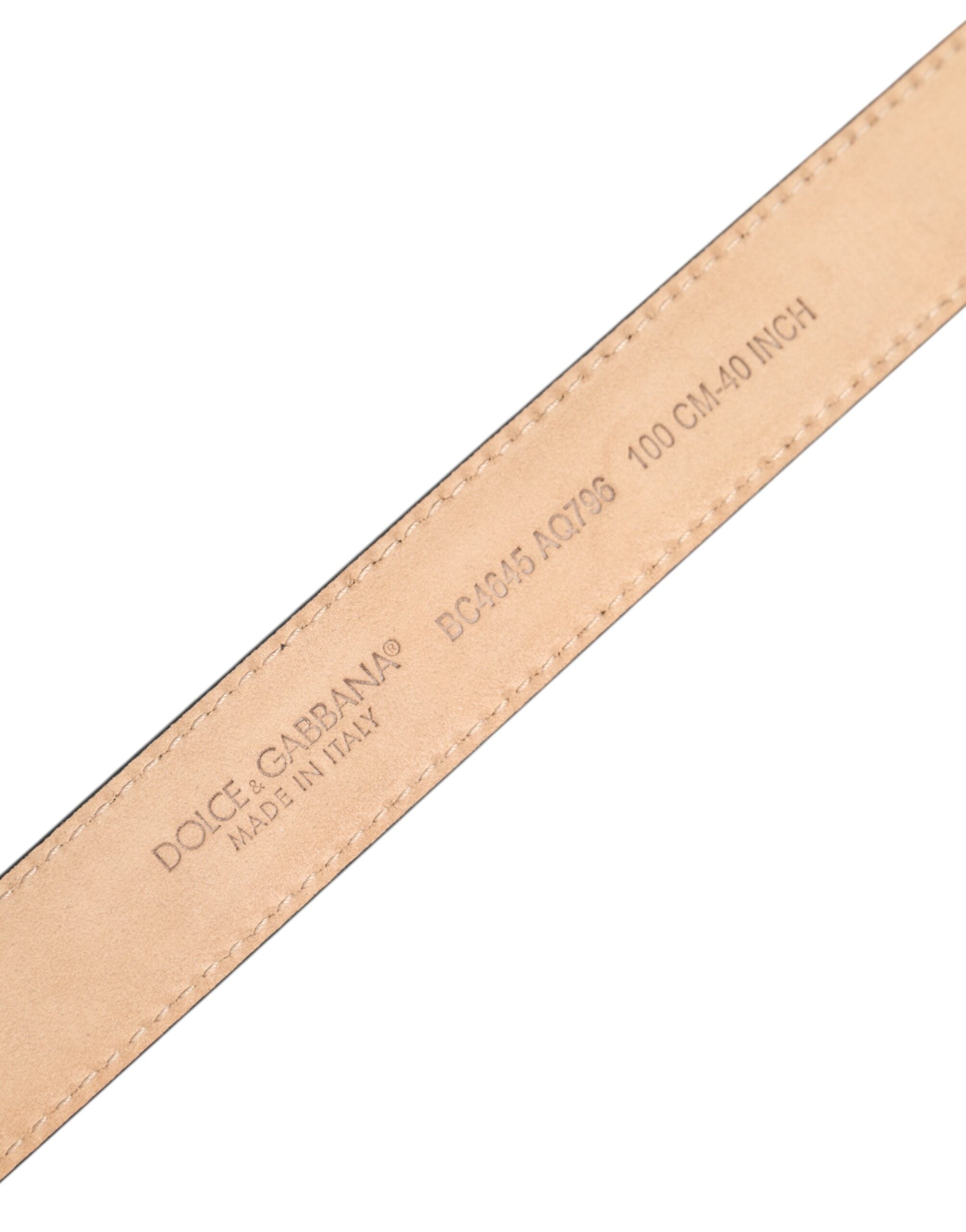 Metallic Leather Silver Tone Logo Buckle Belt - ventzia