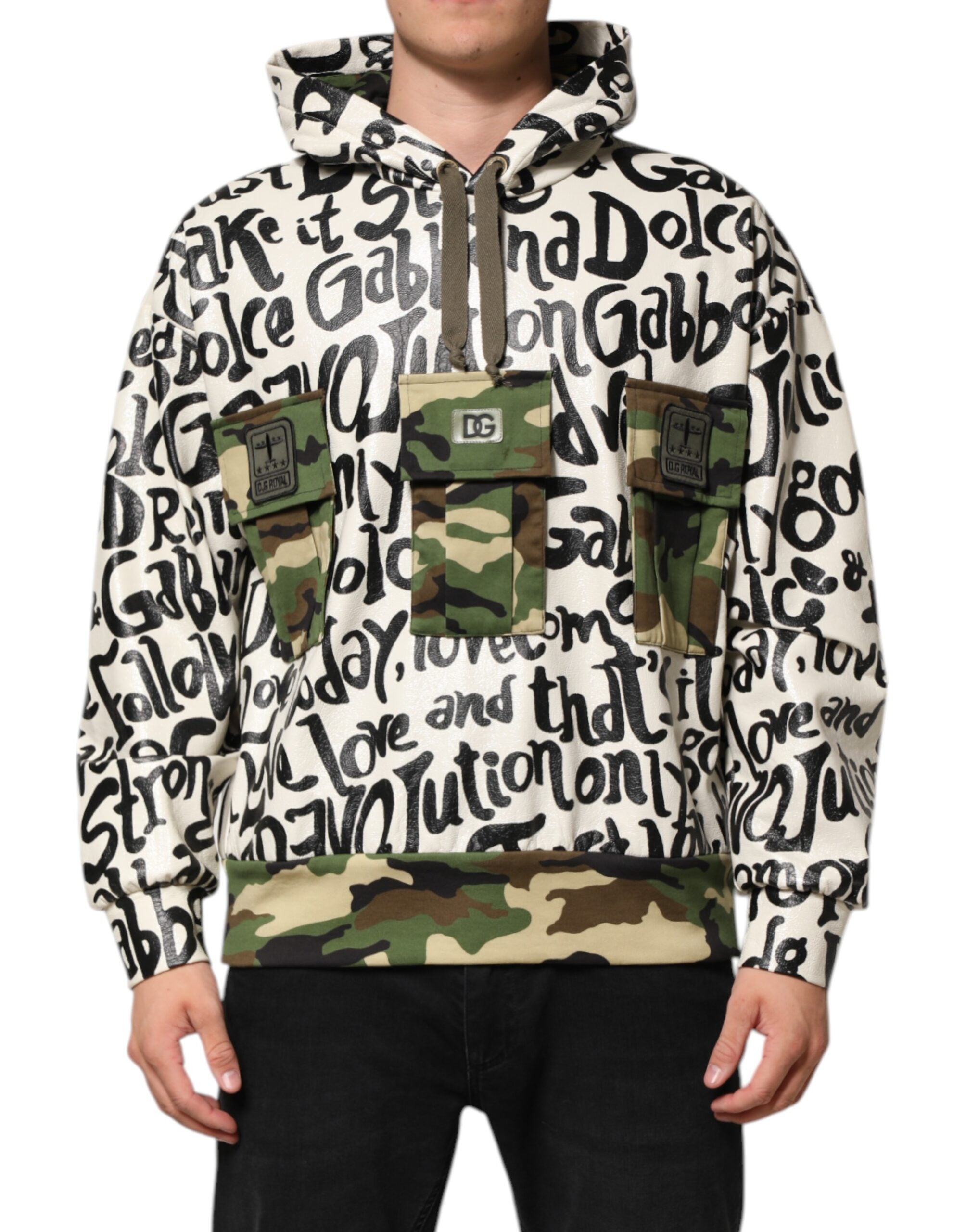 Multicolor Hooded DGMania Sweatshirt Sweater - ventzia