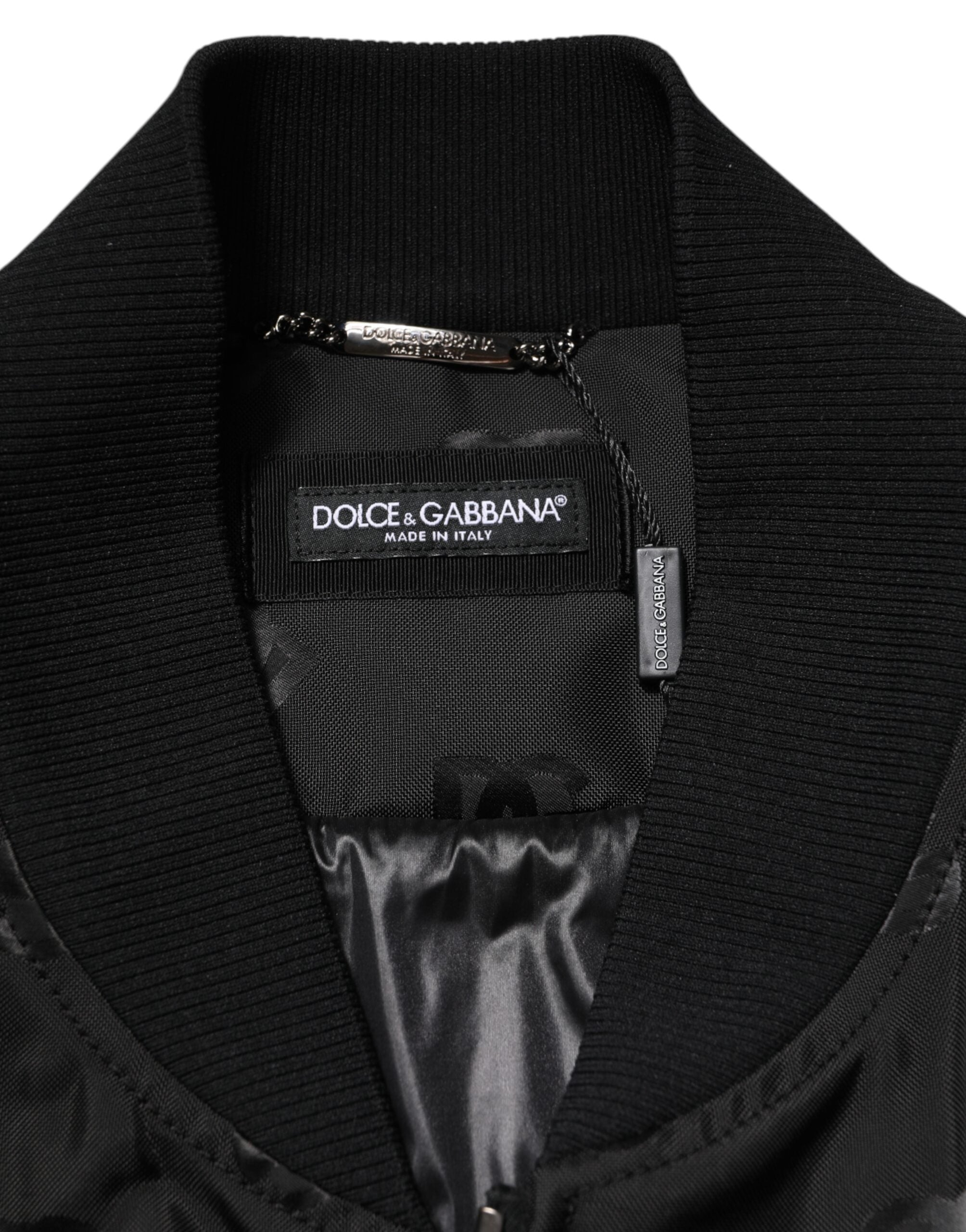 Black Cargo Windbraker Logo Mania Jacket - ventzia