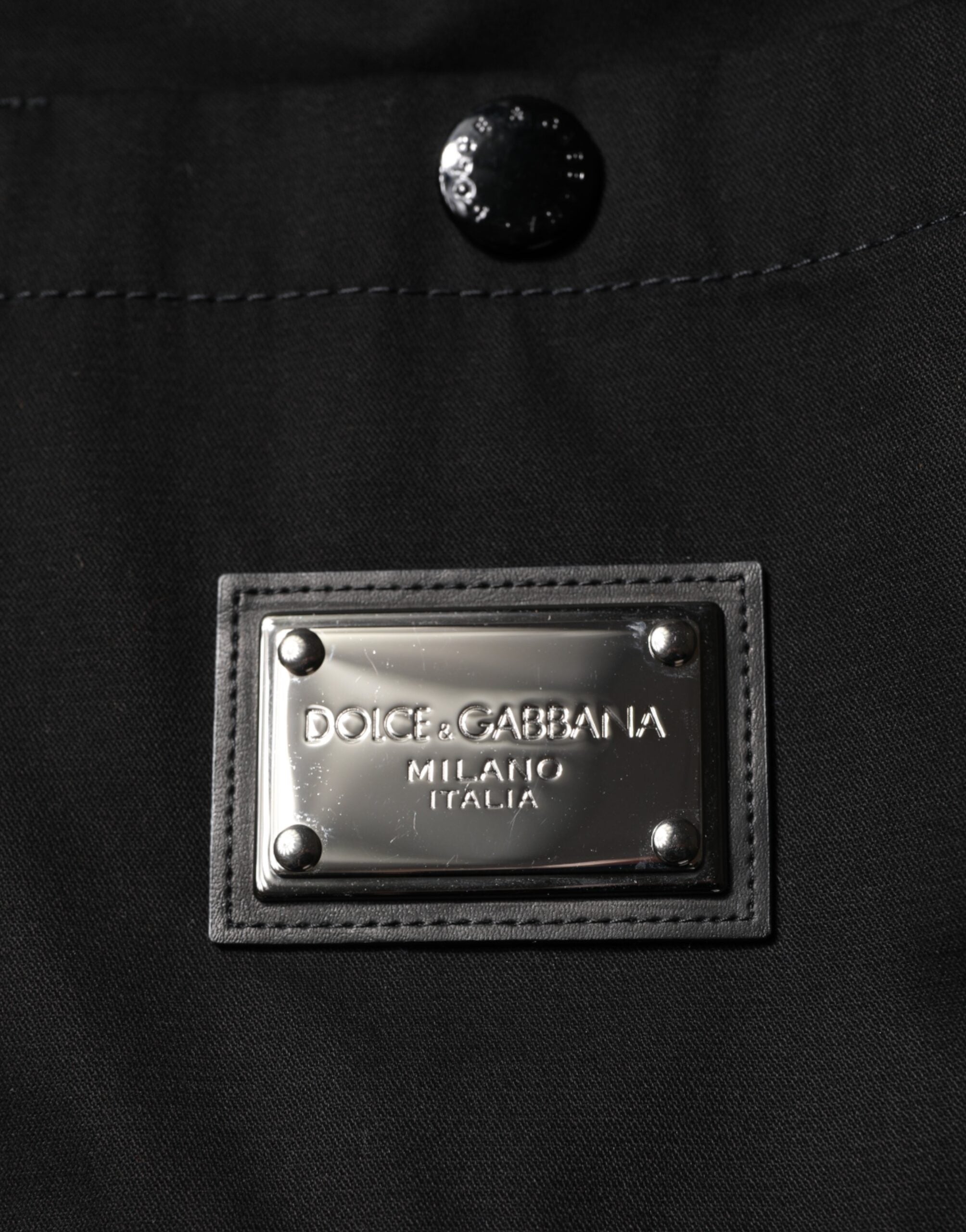 Black Short Sleeve Button Men Casual Shirt - ventzia