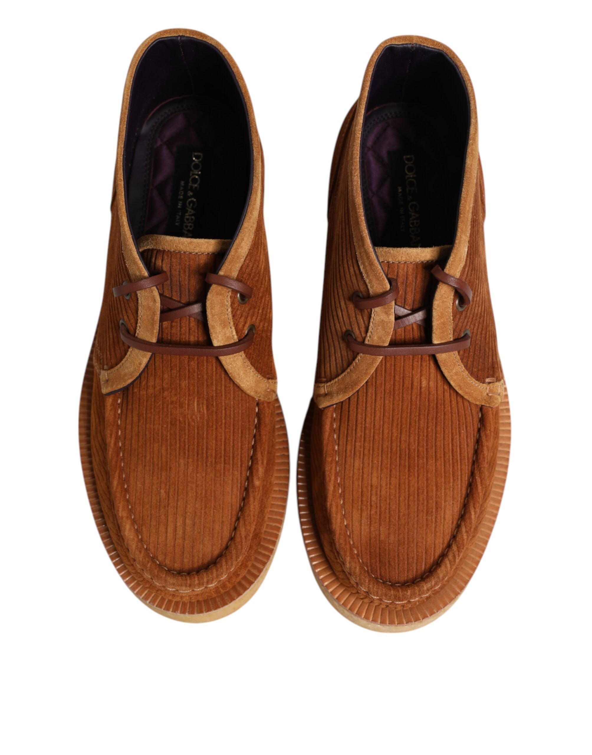 Brown Suede Nubuck Leather Desert Ankle Boots Shoes - ventzia