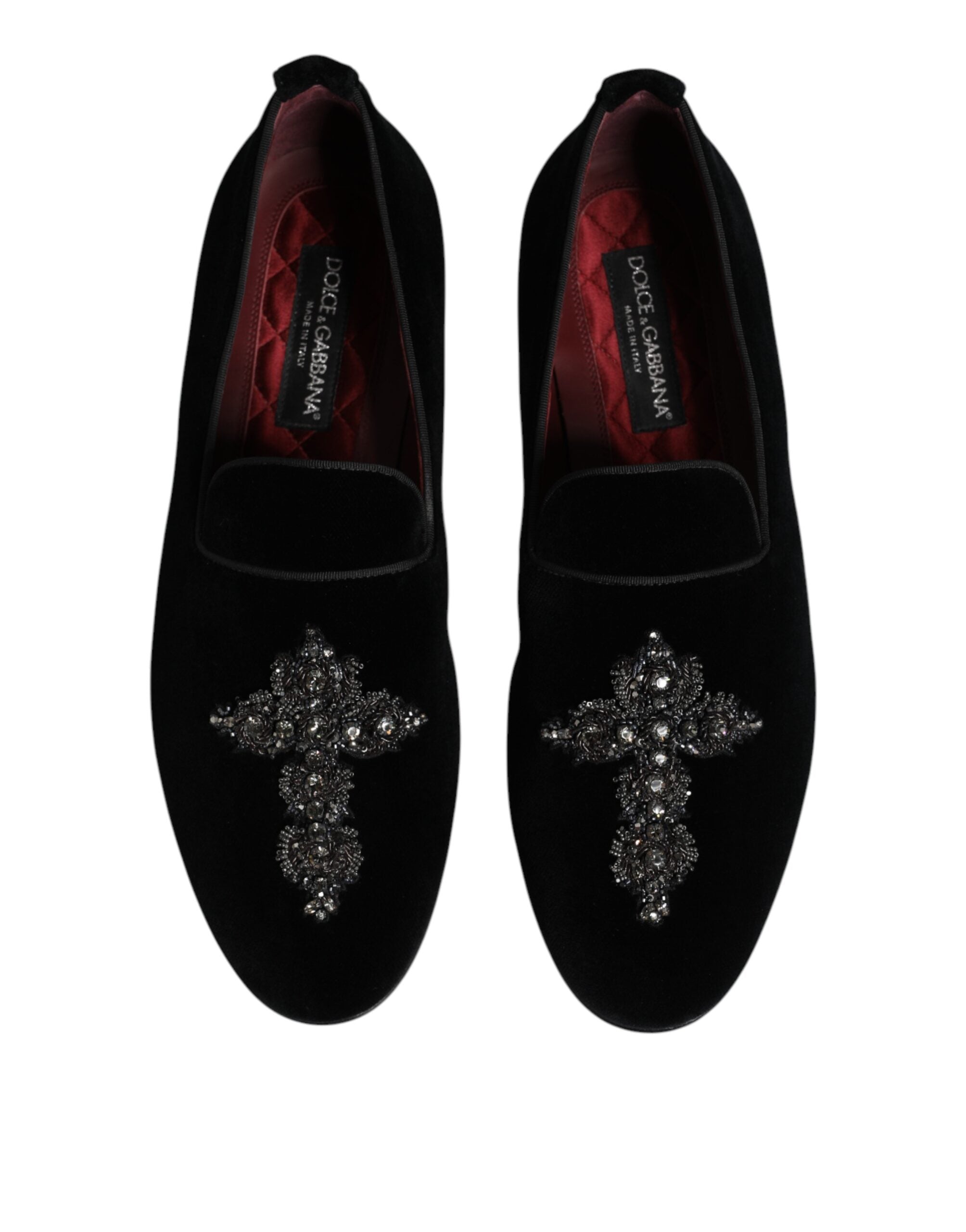 Black Suede Cross Slip On Loafers Dress Shoes - ventzia