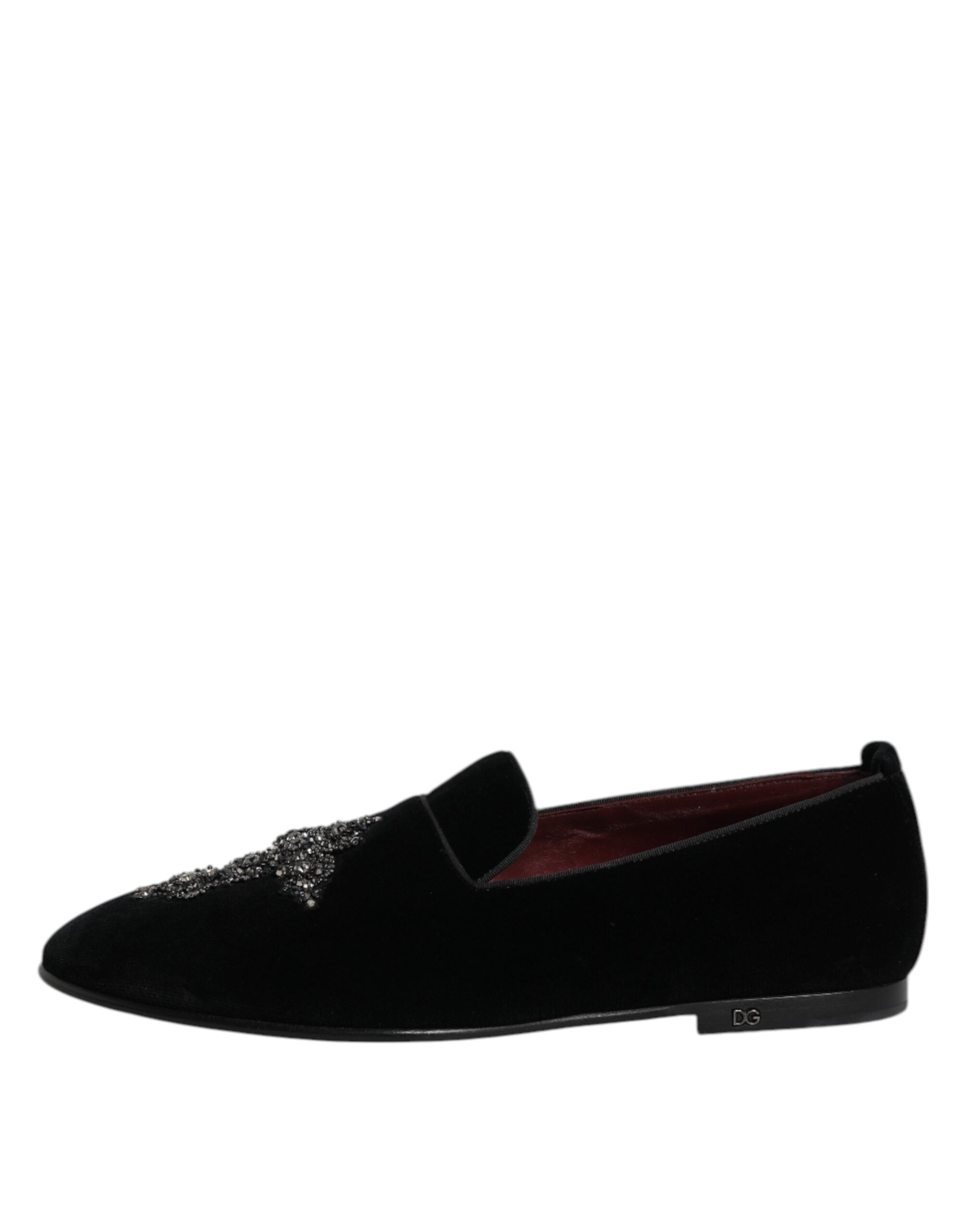 Black Suede Cross Slip On Loafers Dress Shoes - ventzia