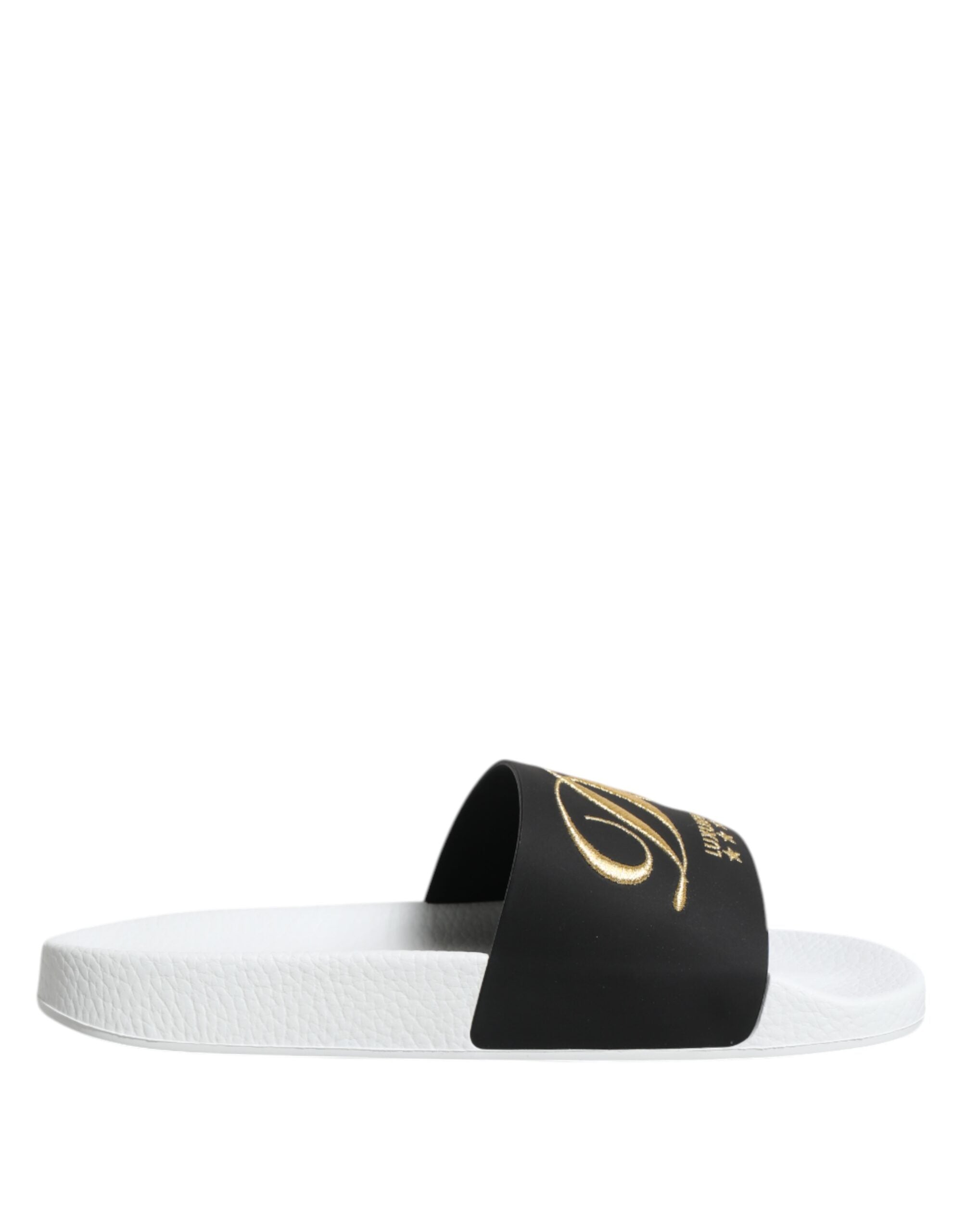 White Black Leather Sandals Beachwear Shoes - ventzia